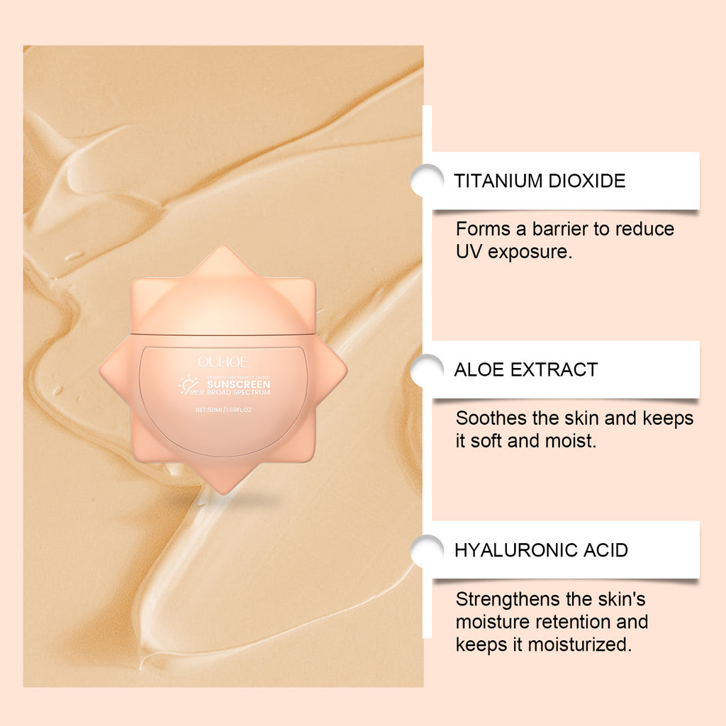 OUHOE Moisturizing And Protective Cream, Summer Outdoor Mild Moisturizing Moisturizing Light Non-Sticky Isolation Protection Cream