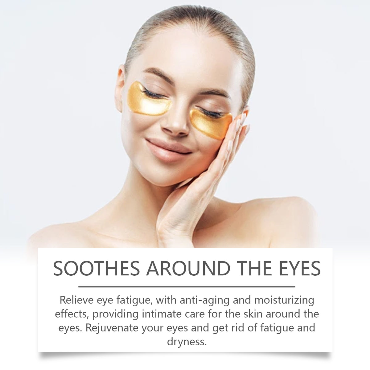 Hoygi Firming Eye Mask, Hydrating And Moisturizing Around The Eye Skin To Fade Fine Lines Elastic Moist Soft Eye Care Patch