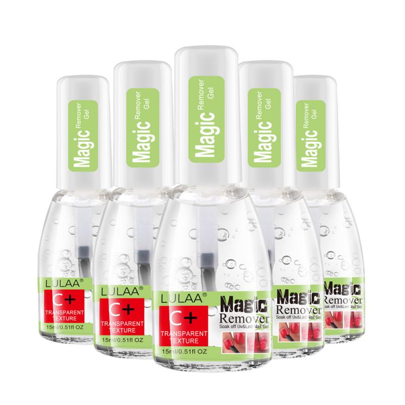 LULAA 15ml Remover Nail Gel Nail Polish Remover Liquid Nail Cleanser Nail Polish Remover Bursting Sticky Manicure Tools