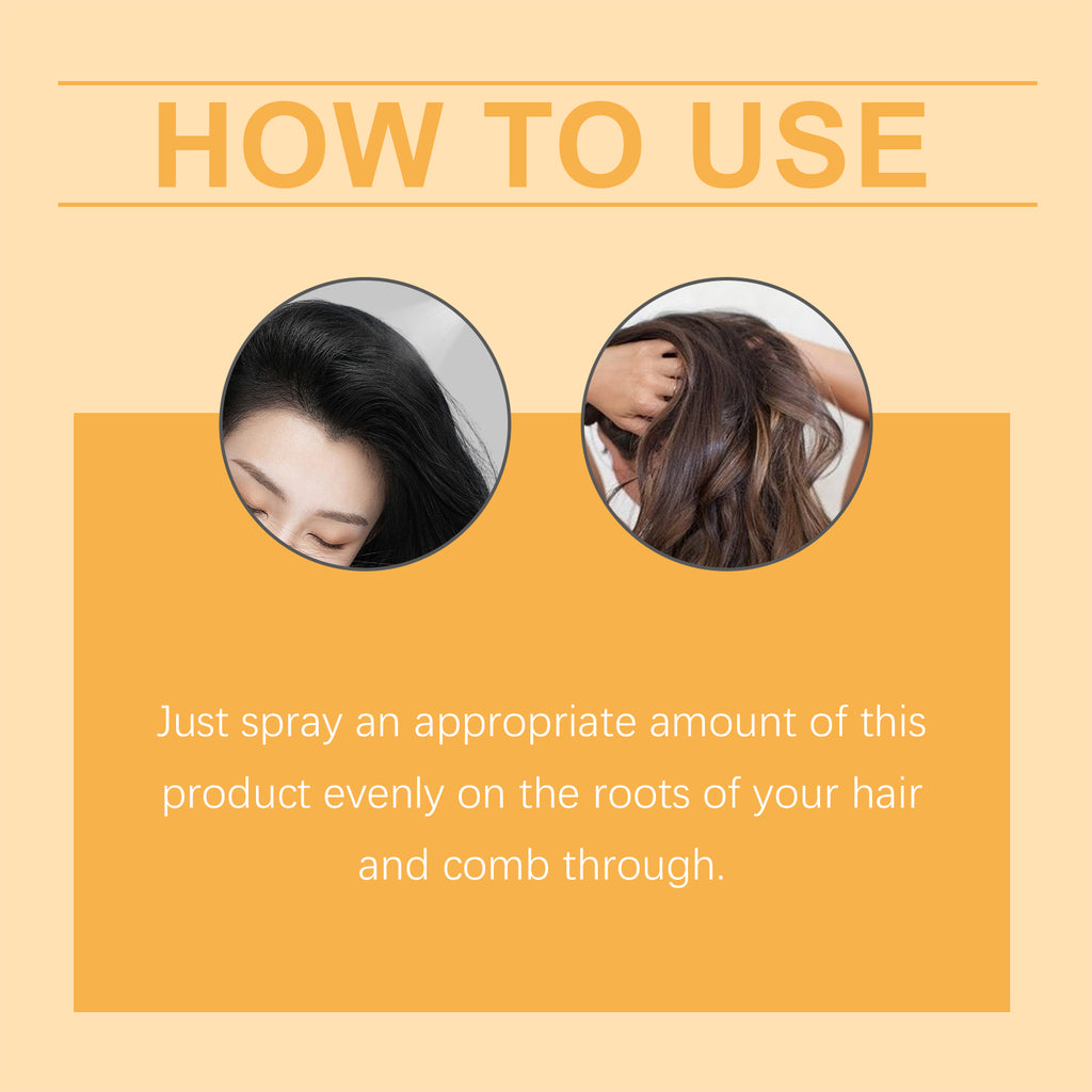 Leave-In Dry Hair Spray Light And Fragrant, Fresh And Non-Sticky Hair Volumizing Quick-Drying Spray