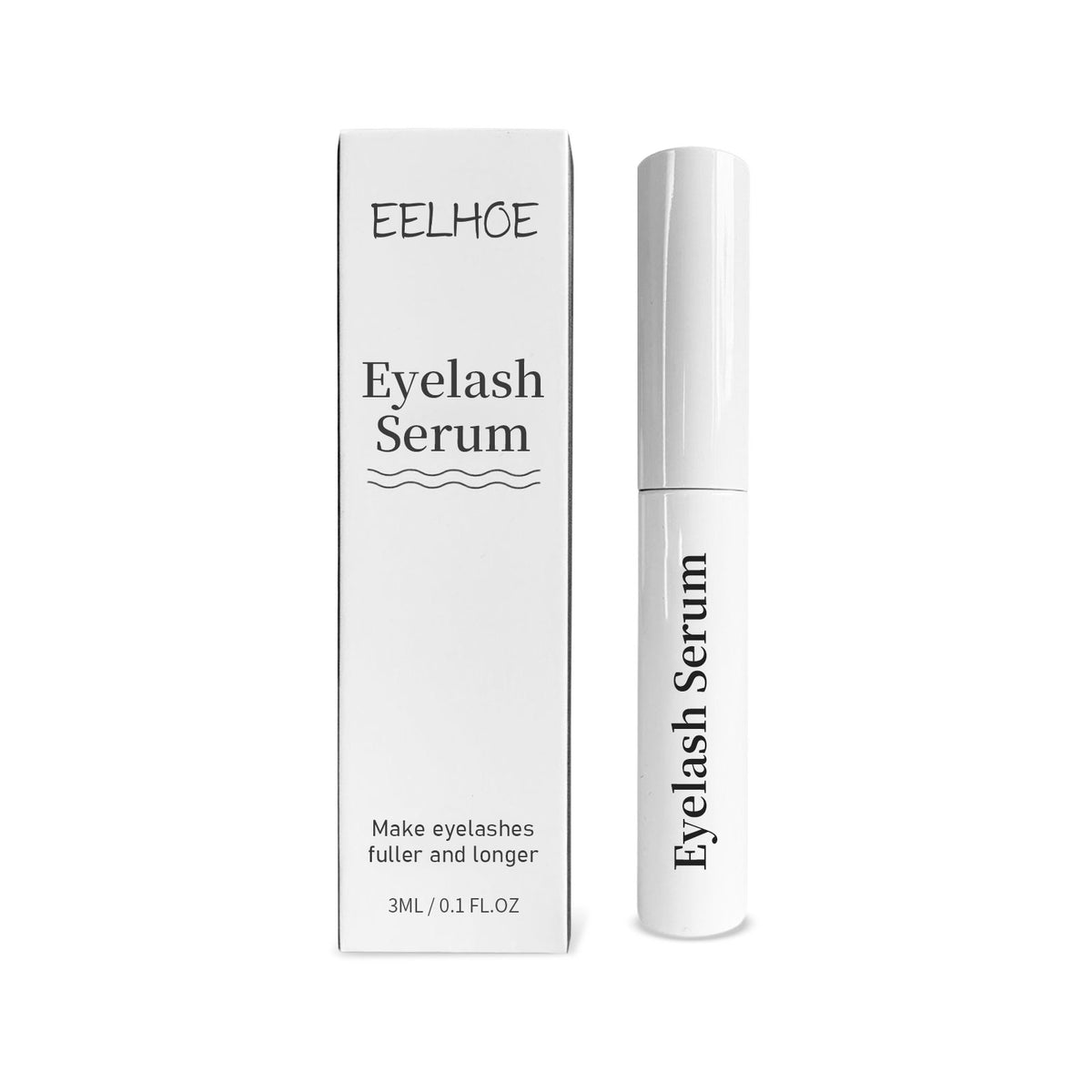 Eyelash Serum, Natural Beauty Curl Black Thick Slender Long Gentle Not Easily Stained Mascara