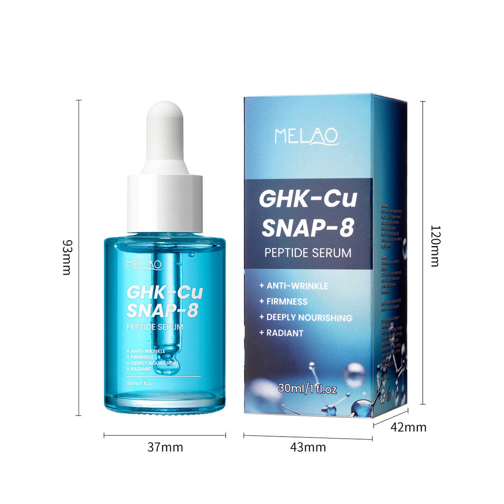 MELAO Blue Copper Peptide Multi-Peptide Serum GHK-Cu SNAP-8 Facial Essence