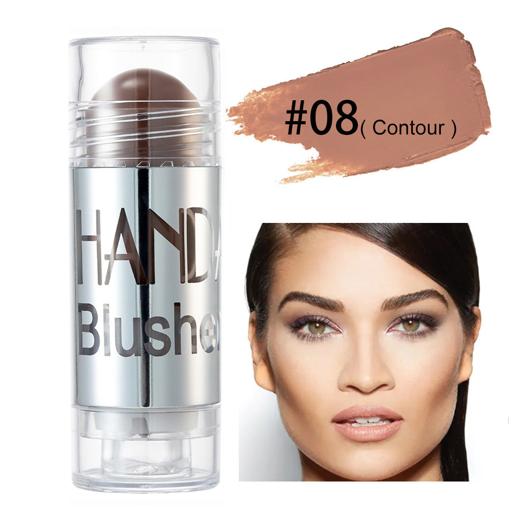 HANDAIYAN Chubby Crayon Blush Stick Moisturizing And Smooth Rouge Pen Blush Strip Cream Blush Stick Rouge