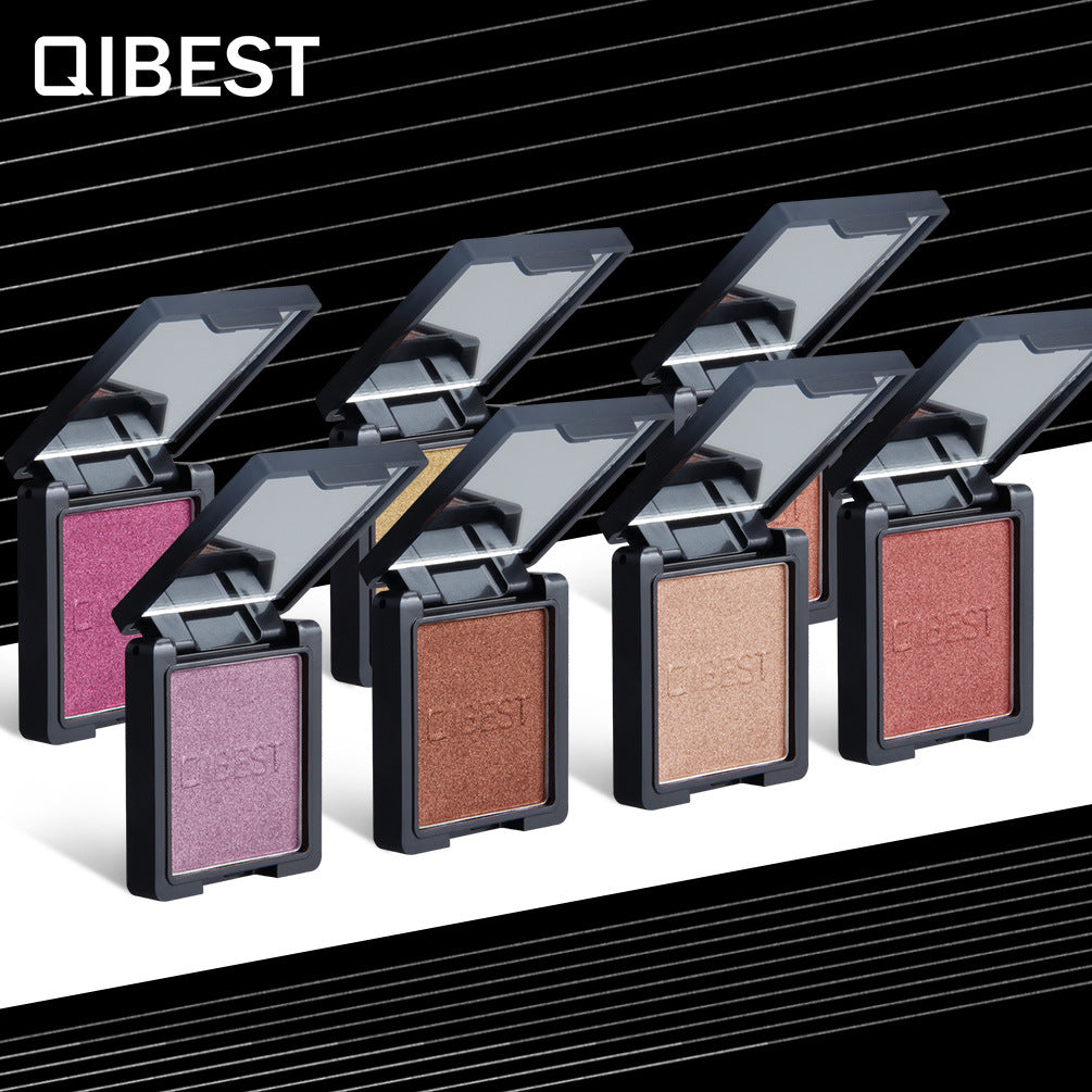 QIBEST Monochrome Eyeshadow Monochrome Eyeshadow Matte Pearlescent Single Eyeshadow Palette