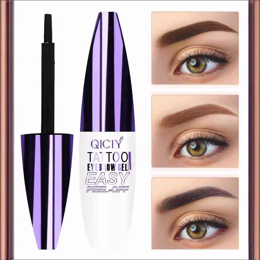 Tear off eyebrow cream is not easy to peel off, anti smudging and long-lasting tear off eyebrow cream