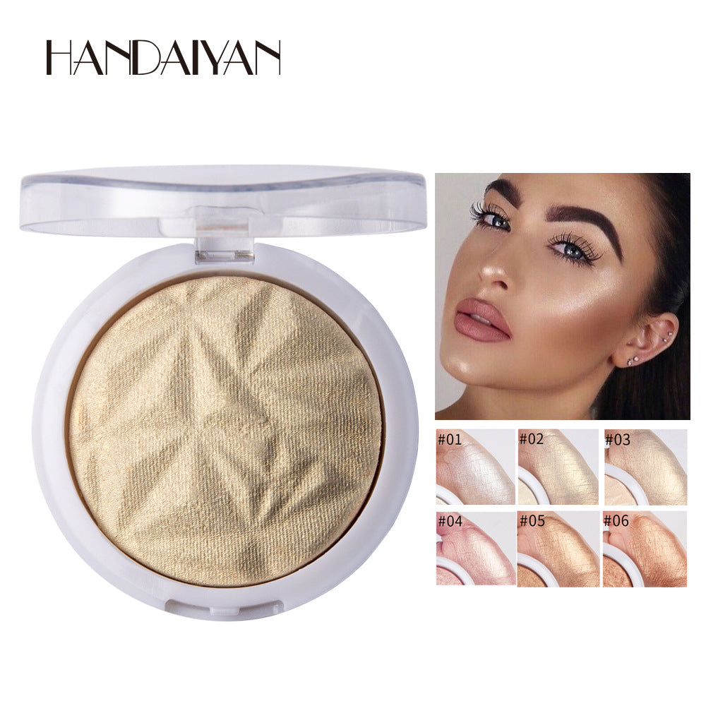 Makeup Monochromatic Diamond Polarized Highlight Powder Long-lasting Brightening, Fixing and Repairing Highlight Powder