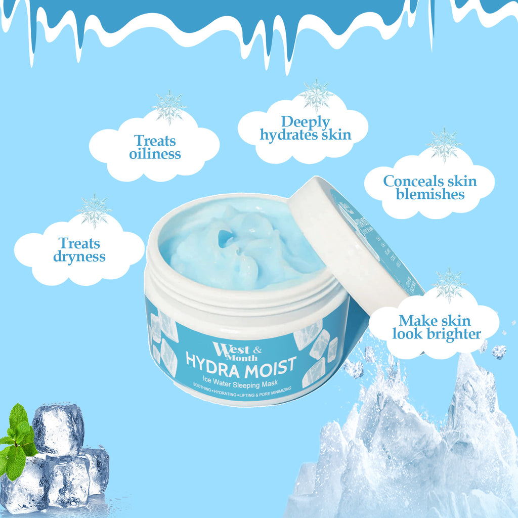 West&Month Rejuvenating Sleep Mask Deeply Cleanses Pores, Hydrates And Moisturizes