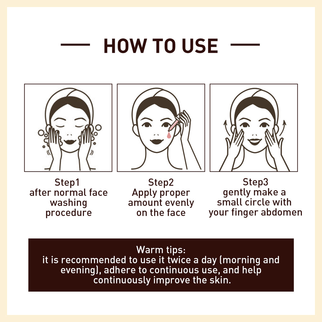 OUHOE Rice Anti Wrinkle Essence, Repairs Skin Moisturizes Firms Whitens Essence