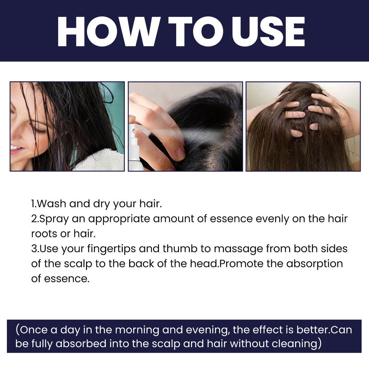 OUHOE Hair Treatment Spray Strengthens Hair, Moisturizes Hair, Improves Dry And Irritated Hair And Hydrates Hair Treatment Spray