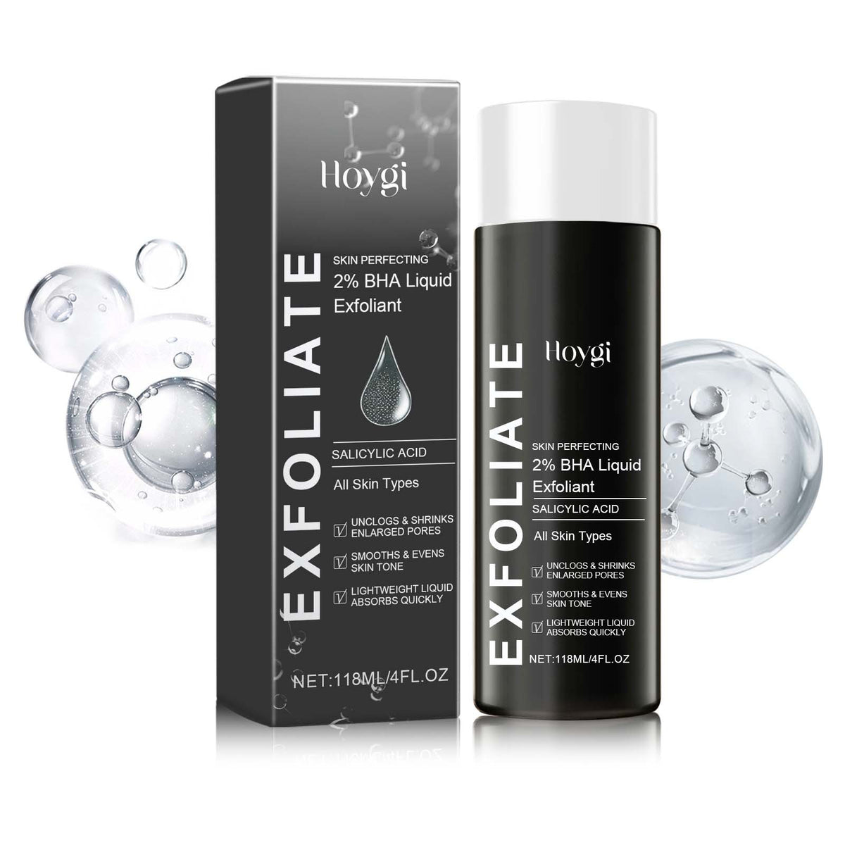 BHA Liquid Exfoliant, Lightening Acne Seal Pore-Tightening And Moisturizing Skin Essence