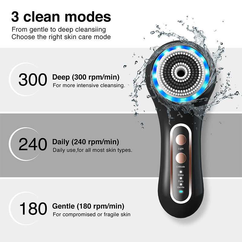 Electric facial brush for removing makeup and blackheads portable beauty tool multifunctional facial cleanser