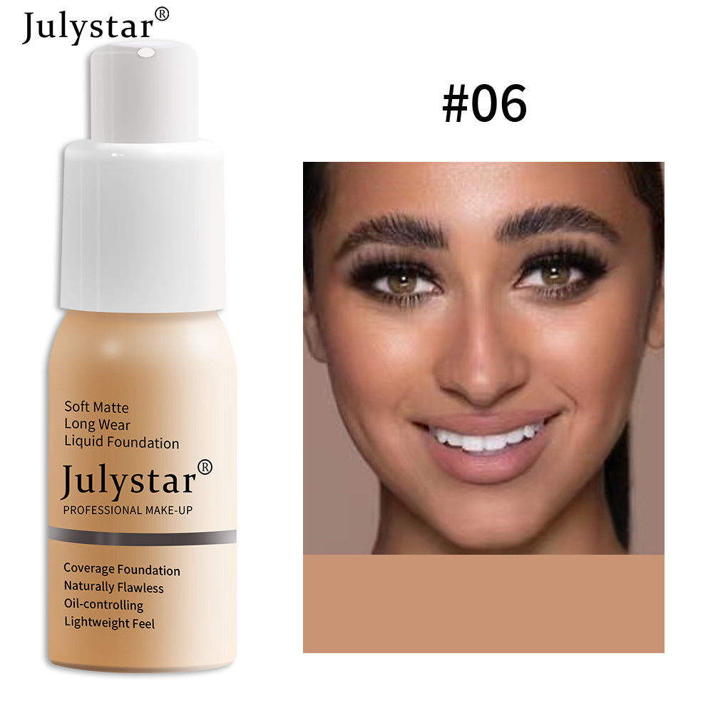 Liquid Foundation Concealer Long-Lasting Moisturizing Oil Control BB Cream Foundation Makeup