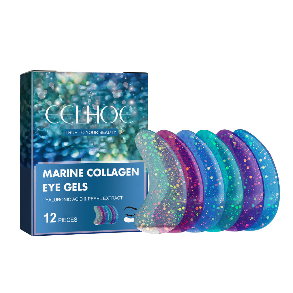 Eye Gel Patch Moisturizes Skin And Lighens Fine Lines, Bags, Dark Circles, Anti-Aging And Anti-Wrinkle Eye Mask