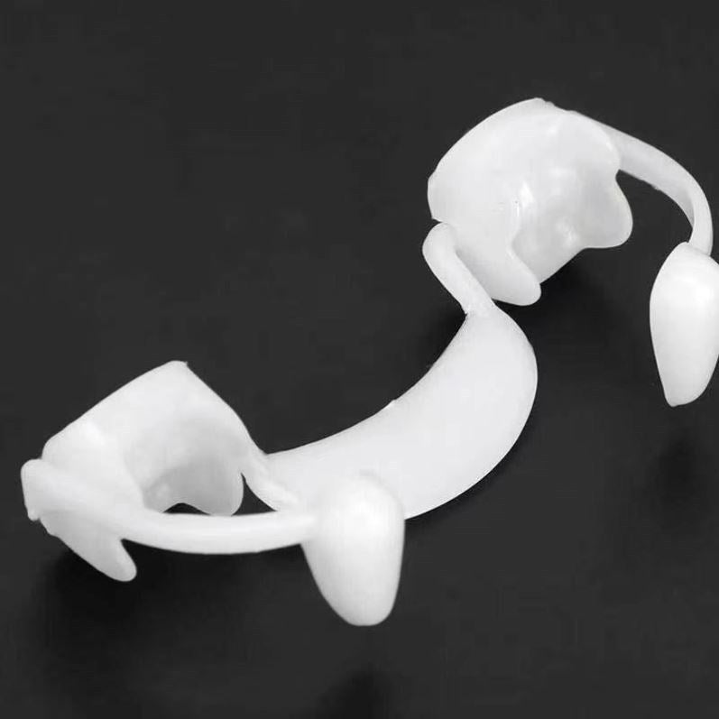 Halloween Vampire Dentures Adult Children Braces Zombie Tricky Fake Teeth Prop Nails Scary Retractable
