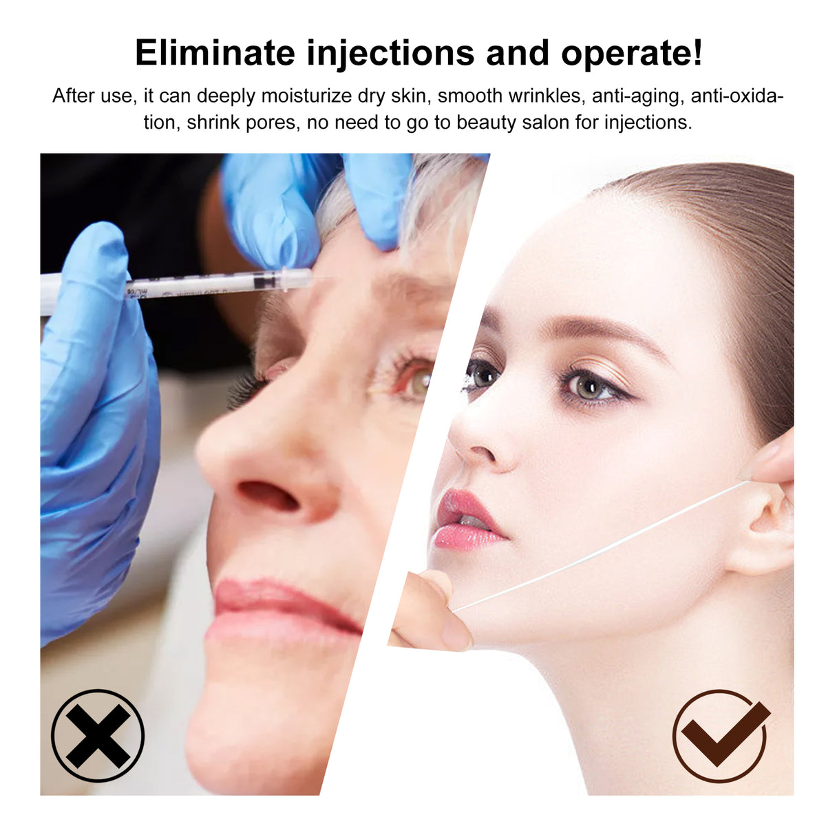 EELHOE Protein Ascending Line, Moisturizes And Lightens Fine Lines And Wrinkles On Face And Tightens And Tightens Delicate Skin