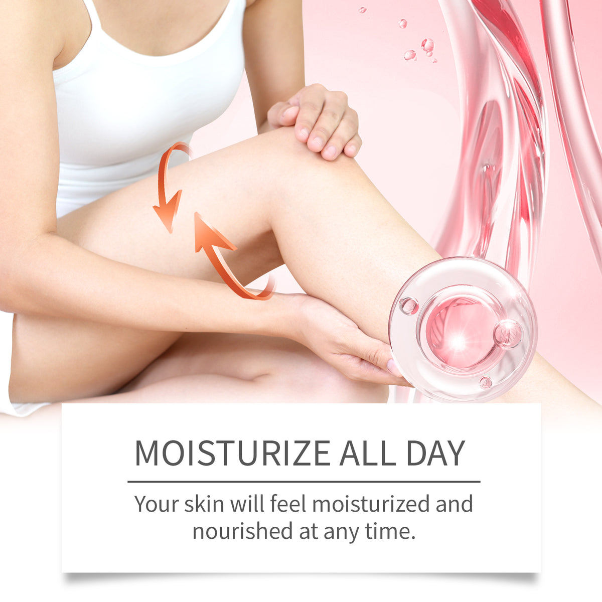 EELHOE Thigh Care Essence Lotion Gently Nourishes The Skin On The Legs, Making Them Tender And Light, And Protects The Legs With Essence