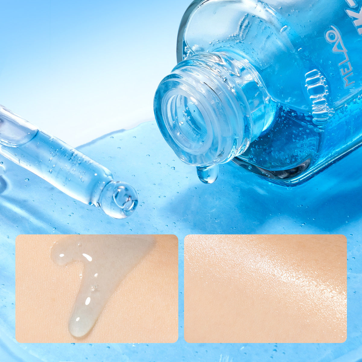 MELAO Blue Copper Peptide Multi-Peptide Serum GHK-Cu SNAP-8 Facial Essence