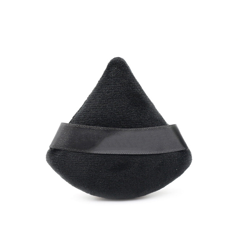 Triangle Dry Powder Puff Fiber Crystal Cotton Delicate On Makeup Beauty Tools Powder Puff