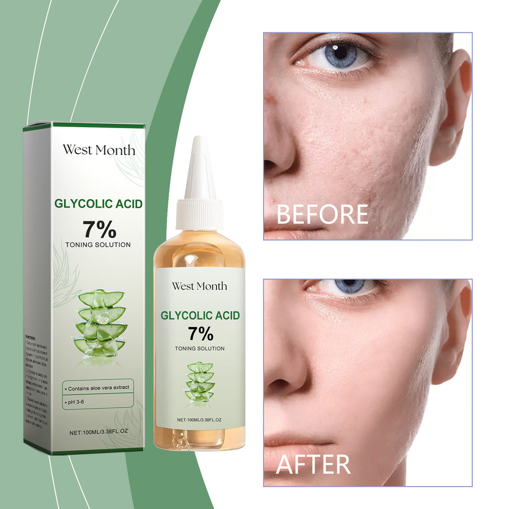 West&Month Glycolic Acid Toner Gently Moisturizes And Hydrates The Skin