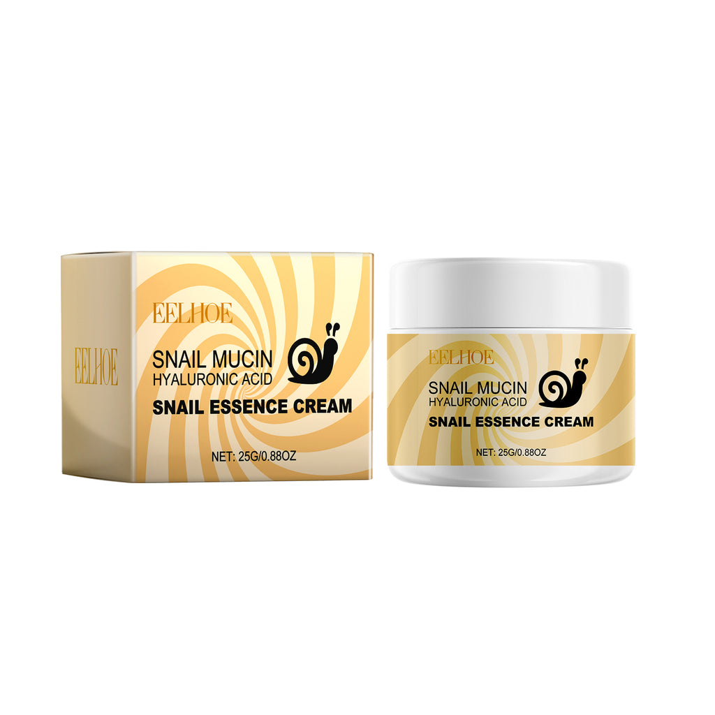 Snail Essence Cream, Lighten Fine Lines Hydrating Moisturizing Whitening Skin Protein Repair Cream