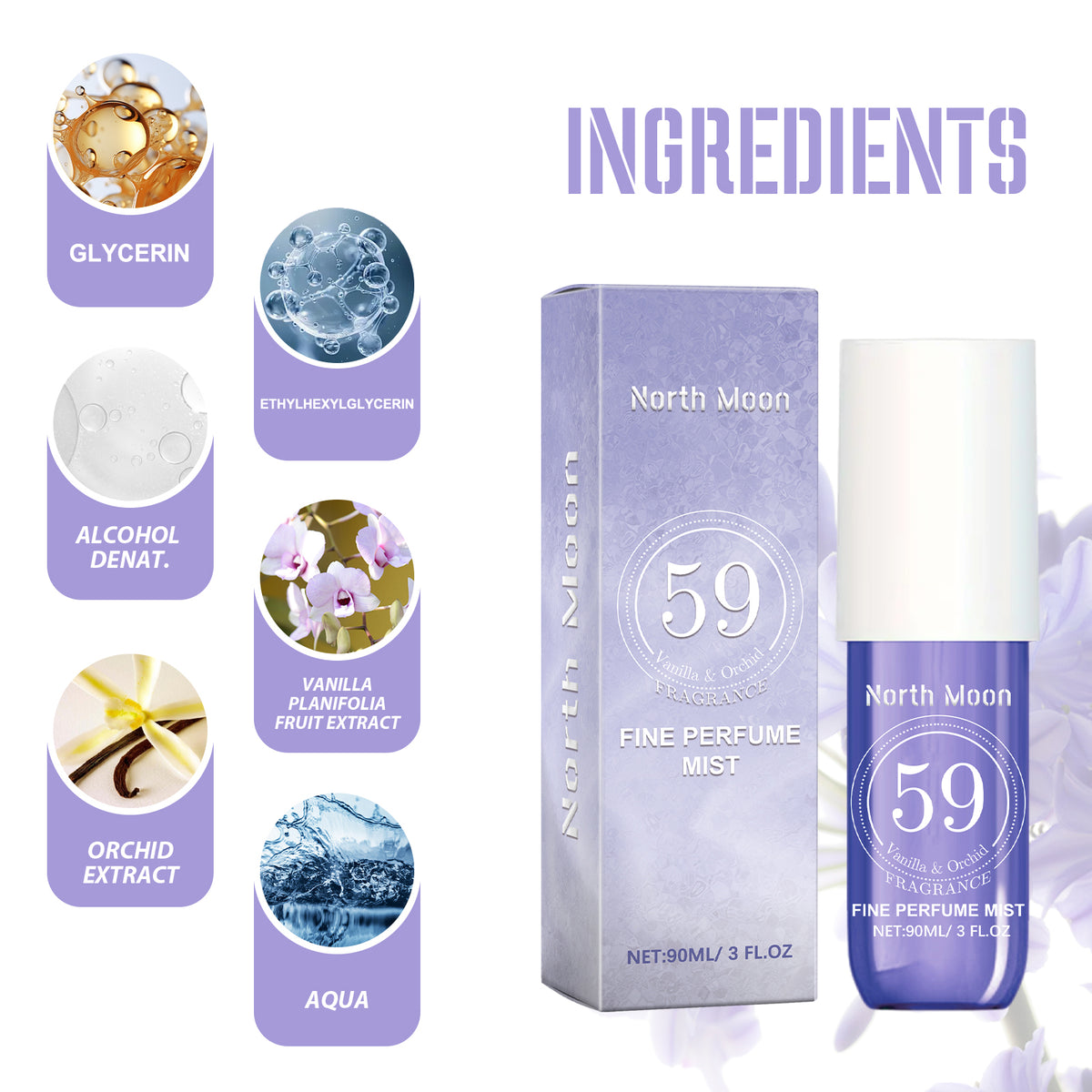 Fine Perfume Mist, Fresh Natural Orchid Light And Durable Fragrance Dating Perfume