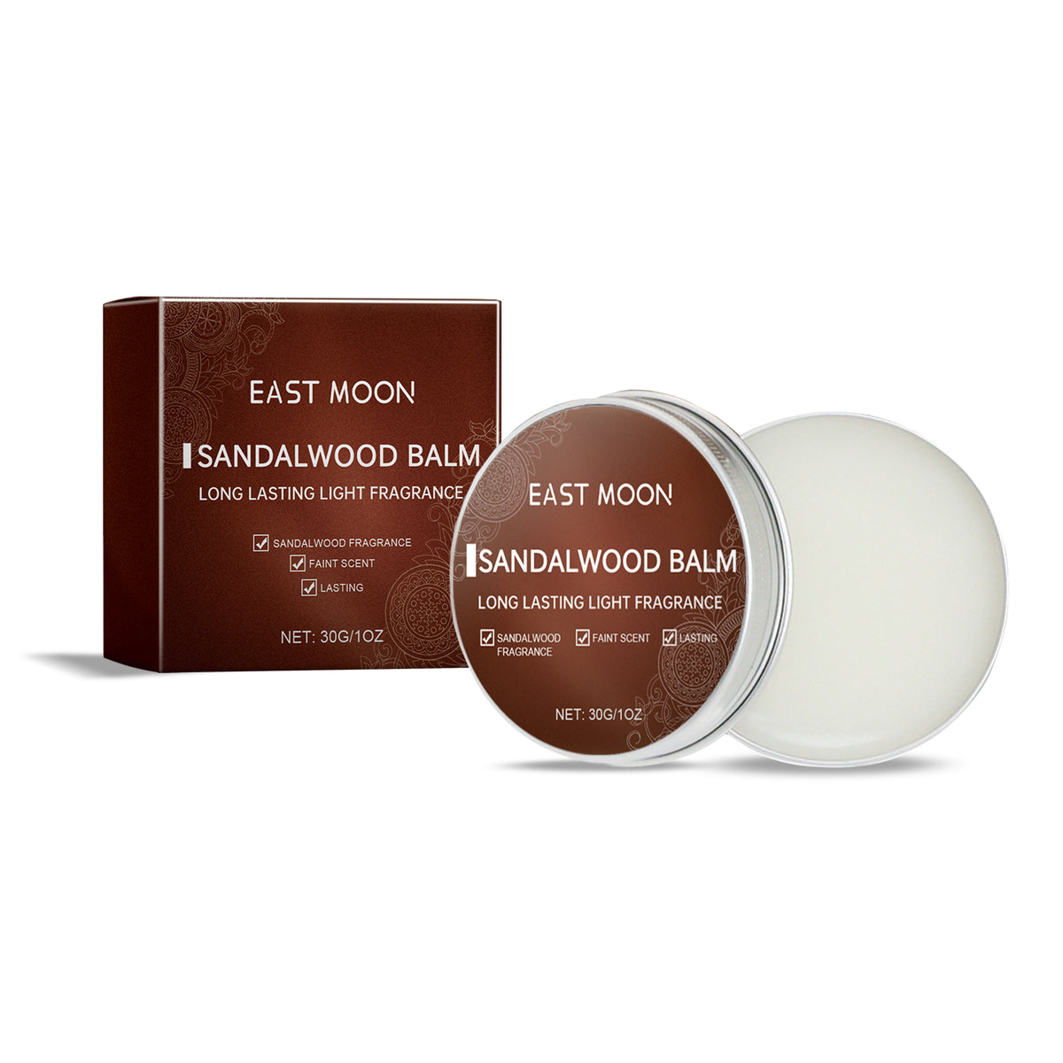Solid Balm Men's Charm Solid Balm Fresh Natural Long-Lasting Fragrance Balm