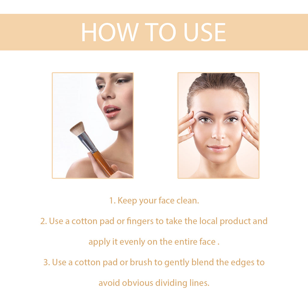Changing Foundation, Moisturizing And Long-Lasting Natural Light Foundation To Cover Skin Blemishes