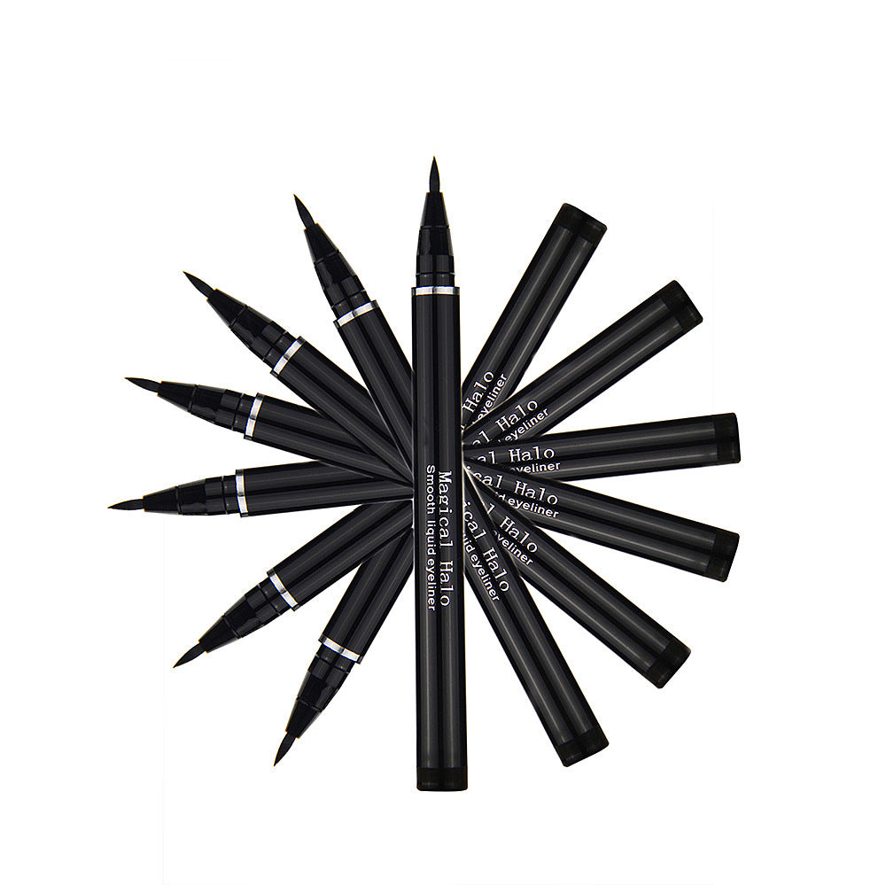 Magical Halo Black Eyeliner Waterproof Sweat-Proof Quick-Drying Hard-Headed Liquid Eyeliner
