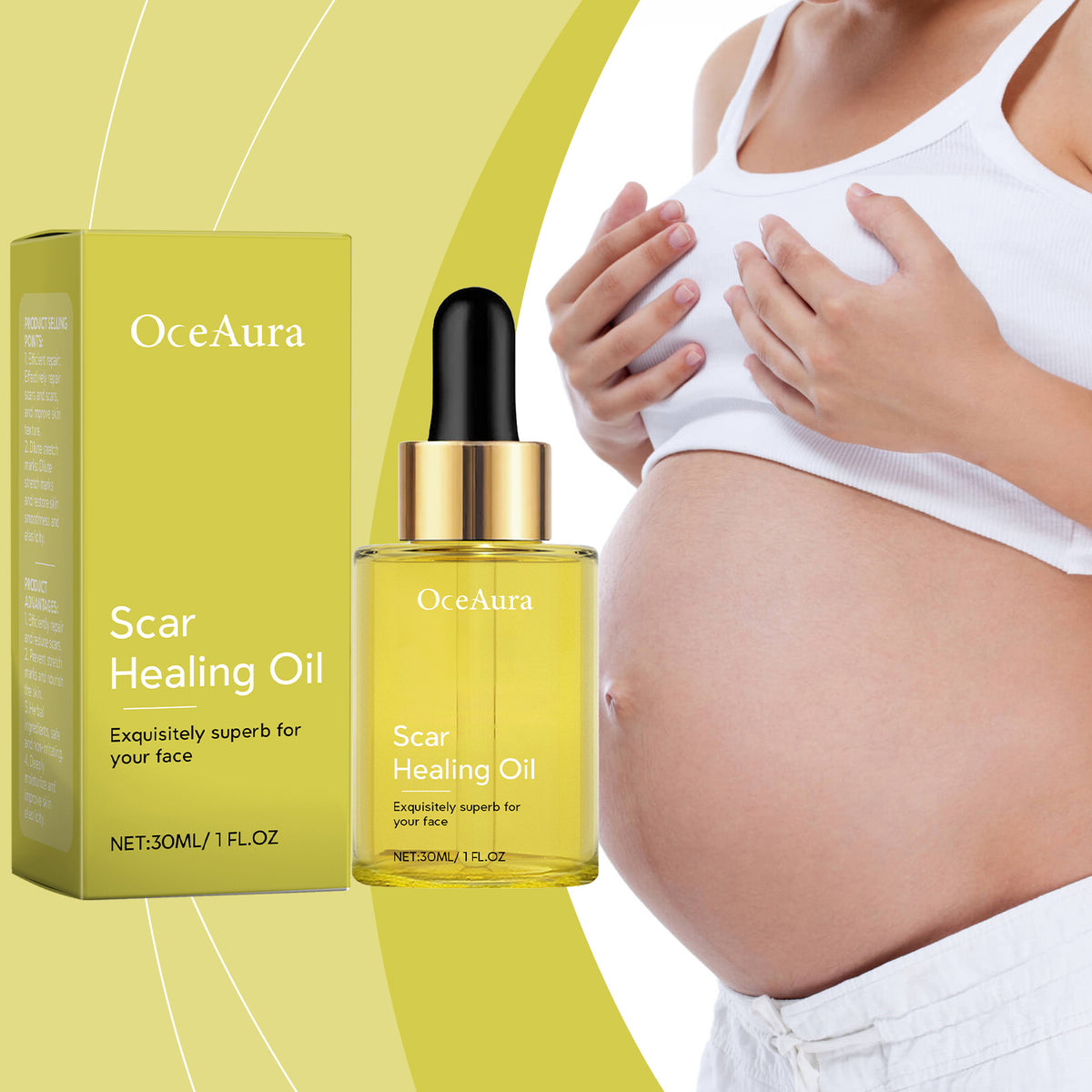 OceAura Skin Repair Essential Oil Tender And Smooth Skin Gentle Moisturizing And Improving Skin Repair Essential Oil