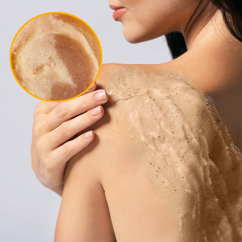 EELHOE Nourishing Body Scrub, Cleansing Exfoliating And Hydrating Whitening Scrub