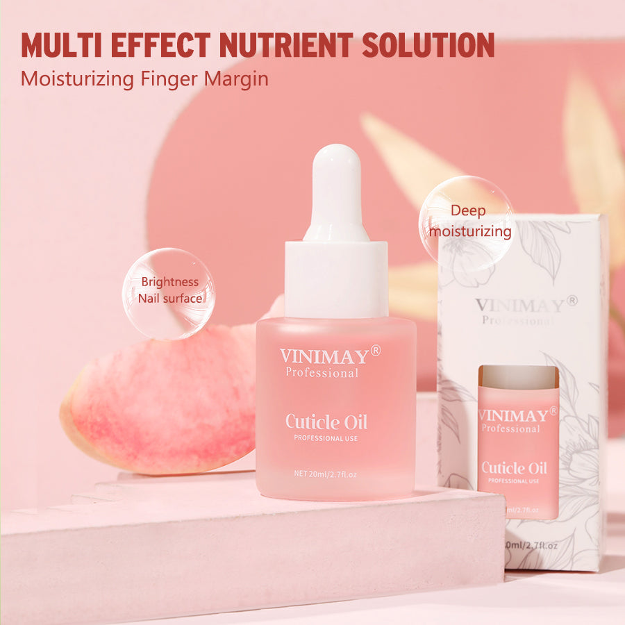 Nutritious oil double-layer anti fall puncture skin moisturizing care softener nail art 20ml multi-color fingertip oil