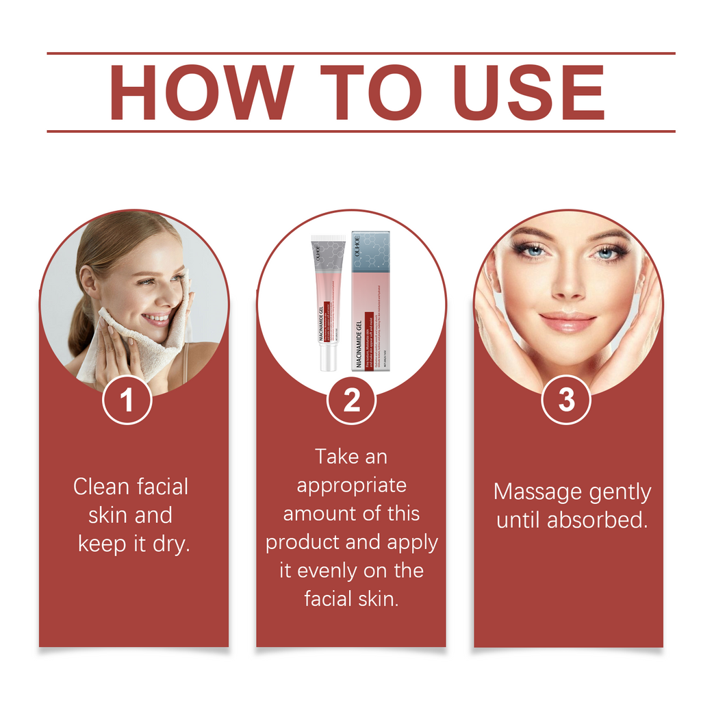 OUHOE Nicotinamide Gel Moisturizes Soothing Firming Skin Hydrating Hydrating Facial Moisturizing Gel