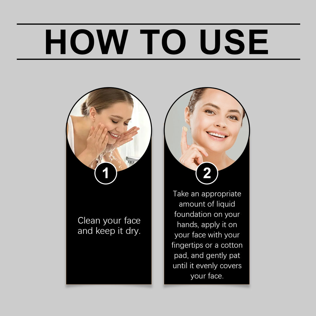 EELHOE Foundation Concealer Mild, Natural, Light, Light And Radiant Skin Tone Hydrating, Long-Lasting And Non-Removable Foundation