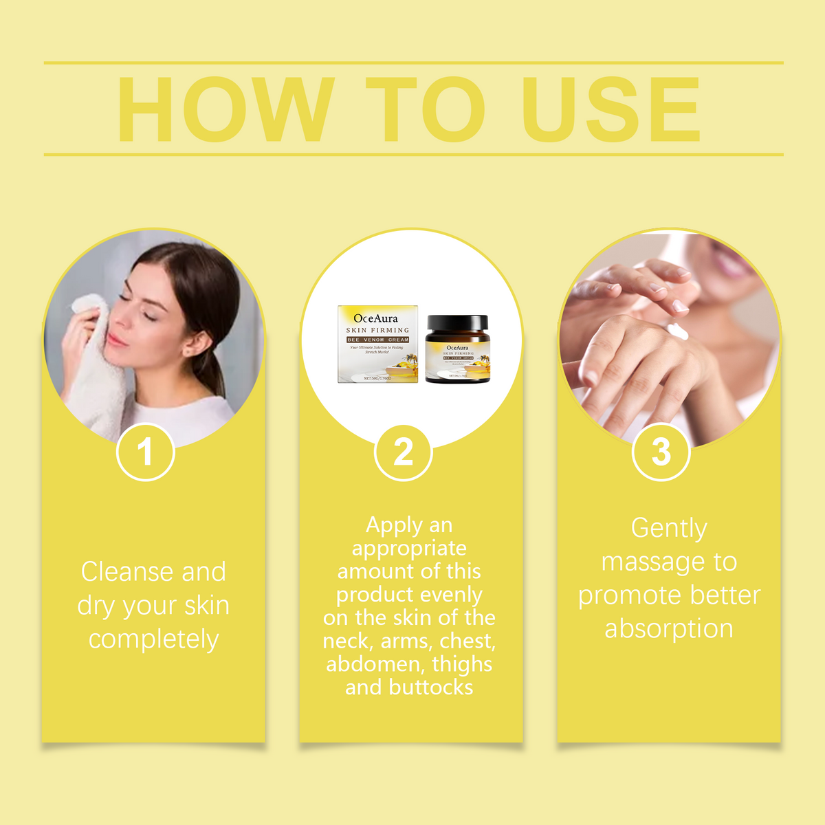 Oceaura Firming Moisturizer, Hydrates And Moisturizes Tender And Smooth Body Skin, Firming And Refreshing Body Cream