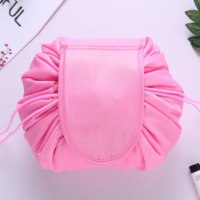 Do Not Miss Drop ship Women Drawstring Cosmetic Bag travel Organizer bag pouch Make Up Case Storage Makeup Bag Toiletry bag