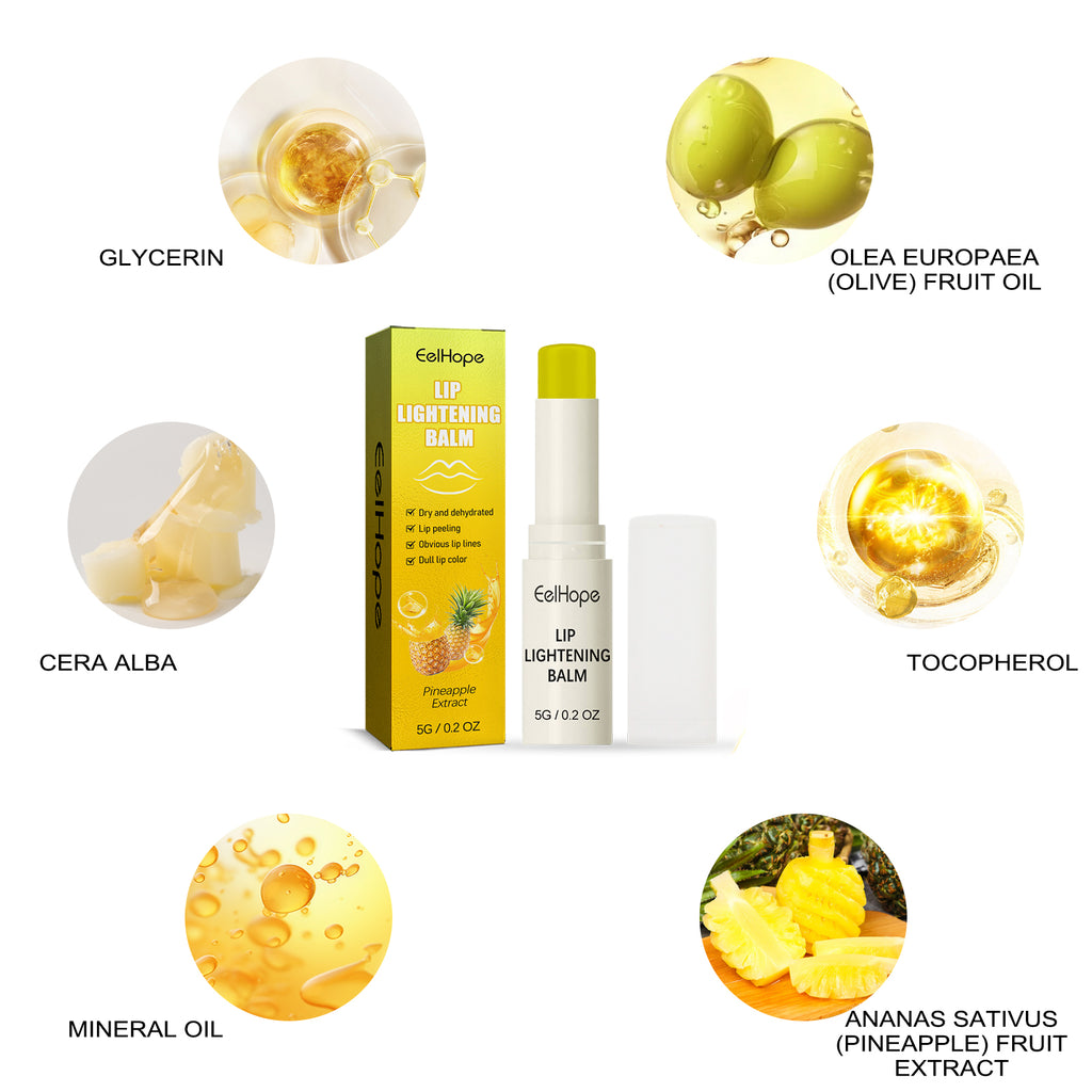 Pineapple Moisturizing Lip Balm Moisturizes, Hydrates, Removes Dead Skin And Prevents Dry, Cracked Lips