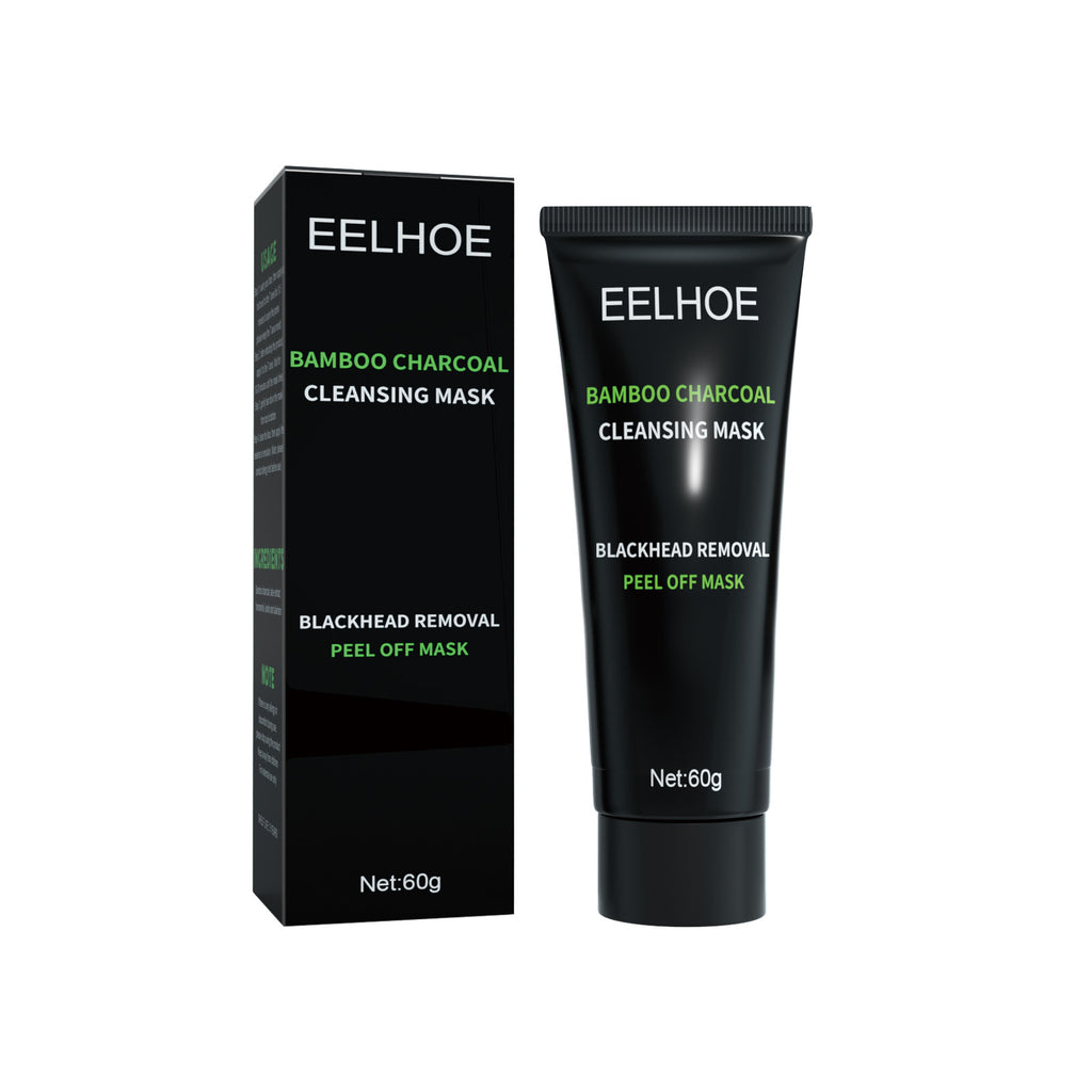 EELHOE Bamboo Charcoal Blackhead Removal Mask, Deep Cleanse Pores And Acne T-Zone Oil Control With A Peel Mask