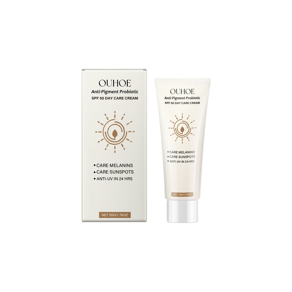 OUHOE Protective Moisturizing Face Cream, Summer Outdoor Moisturizing, Moisturizing And Brightening Skin Care Refreshing Isolation Lotion