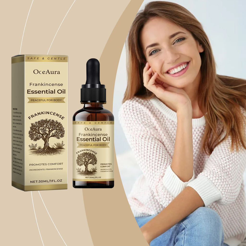 Oceaura Body Frankincense Care Essential Oil, Soothing Shoulder And Back Muscles Care Body Joint Care Essential Oil