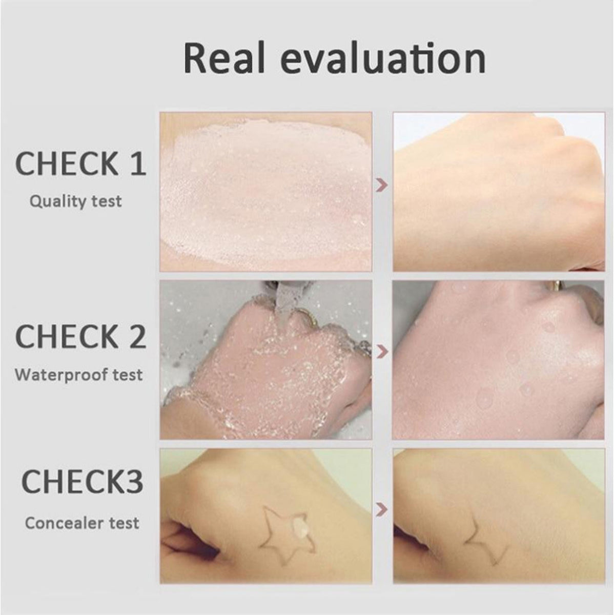 Concealer Color Change Liquid Foundation Concealer Long-Lasting.