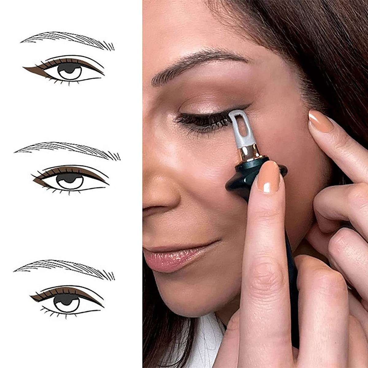 New Silicone Eyeliner Hyper Easy No-Skip Eyeliner 3D Eyeliner Silicone Brush Pen