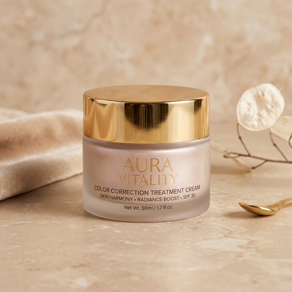 Color Correction Treatment Cream, Lighten Spots After Sun Repair Moisturizing Skin Beauty Cream