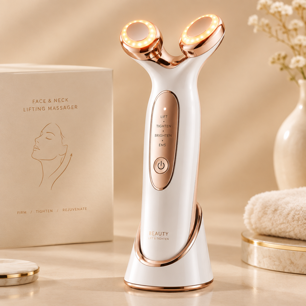 Electric Household Beauty Massager for Face and Neck Lifting and Tightening